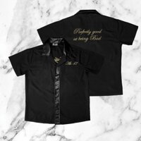 Sơ mi cổ da - Leather collar shirt - Ak 47 Republic