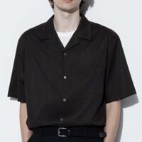 Sơ mi cộc tay unisex uni cao cấp xuất khẩu