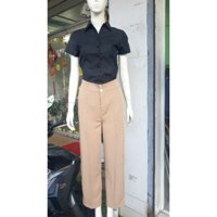 Sơ mi đen tay ngắn