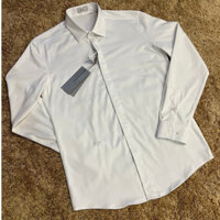 Sơ mi dior trắng thêu logo ong tag cổ cực chất