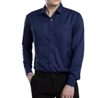 Sơ Mi Màu Nam Dài Tay trơn,Áo Sơ Mi Dài Tay,Áo Sơ Mi Hàn Quốc chất lụa mềm mịn dáng body, slimfit cực chuẩn