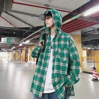 SƠ MI NAM CARO CÓ NÓN