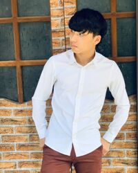 Sơ mi nam xuất Hàn Ecover màu trắng