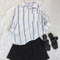 Sơ mi sọc xanh