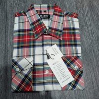 SƠ MI TAY NGĂN CO TUI VAI NI BIG SIZE NAM TƠI 130KG - MAU 5,5XL