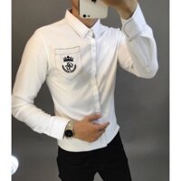 Sơ mi trắng may chỉ nổi cực cá tính