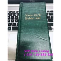 Sổ Name Card 240. Do Văn Phòng Phẩm Hiếu Cường Cung Cấp