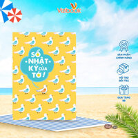 Sổ nhật ký của tớ - sổ a5 bìa cứng có dòng kẻ, hình minh họa - sổ bìa chim