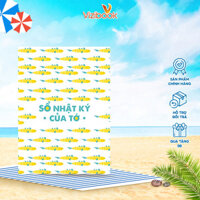 Sổ nhật ký của tớ - sổ a5 bìa cứng có dòng kẻ, hình minh họa - sổ bìa cá