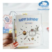 Sổ note lò xo mini Cloudnbear