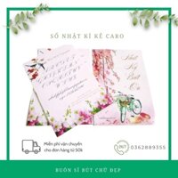 Sổ Ô Ly Nhật Ký Biết Ơn Ánh Dương - Sổ Trang Trí Dễ Thương - Làm Thiệp Tặng Quà - Ô Ly Đứng Có Họa Tiết