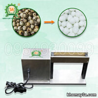 So sánh máy bóc vỏ trứng cút bán thủ công và bán tự động