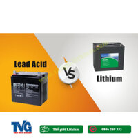 So sánh pin lithium và ắc quy chì