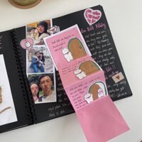 Sổ Scrapbook Love  - Album ảnh trang trí dùng làm quà tặng, kỷ niệm