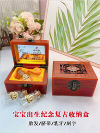 Sơ Sinh Cho Bé Sơ Sinh Tóc Lưu Niệm Tự Làm Tự Làm Phụ Nữ Bảo Quản Tóc Chai Rụng Trứng Răng Dây rốn Bé Commemo