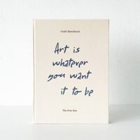 Sổ sketchbook 190gsm Crabit vẽ chì phác thảo A4 A5 vuông - Sketchbook A4