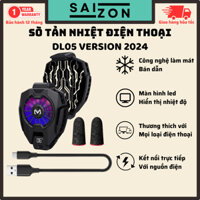 Sò tản nhiệt Quạt tản nhiệt điện thoại sò lạnh Memo DL05 - Giảm nhiệt nhanh - Led RGB - Nhỏ gọn