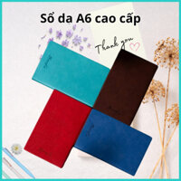 Sổ tay A6 bìa da mềm cao cấp TEA-GS (5 màu, ruột chấm dot)
