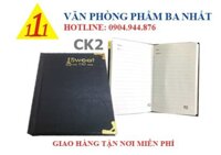 Sổ tay bìa da CK2 dày