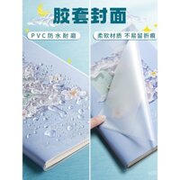 Sổ tay bìa nhựa B5 dày, giá trị cao, phong cách tranh sơn dầu mới, sổ tay lớp học đặc biệt cho học sinh tiểu học, trung học, cao đẳng, thi cử sau đại học, bìa mềm 16k, đồ dùng học tập bán buôn