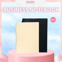 Sổ Tay Business Da Cao Cấp Ruột Line Có Kẹp Bút– Sổ Tay Ghi Chép Da  Everything Stationery
