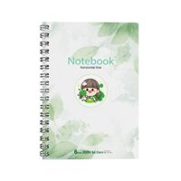 Sổ tay caro lò xo B5 TUANVIET BOOKS 200 trang, phù hợp ghi chép, nhật ký - Xanh Lá Vân