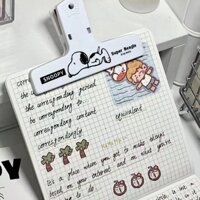 Sổ tay caro may gáy Snoopy 196 trang S18 - vở ghi chú ghi chép bìa dày hoạt hình dễ thương