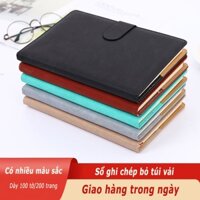Sổ tay da, khóa từ, A4 khổ lớn, sổ gáy còng sang trọng, thích hợp làm quà tặng, sổ ghi chép