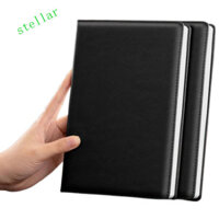 Sổ tay doanh nhân bìa cứng STELLARTECH B5, Bao da PU dày A5 Sổ tay văn phòng, Sách tạp chí chương trình nghị sự 240 trang Sổ tay vuông lớn A5 chống nước Biên bản họp