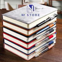 Sổ tay ghi chép mini bằng da A6-A7 200 trang cao cấp notebook vintage tập lên kế hoạch- N1Studymate