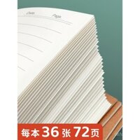 Sổ tay giấy kraft B5 dày, bán buôn, sổ tay đơn giản cho sinh viên đại học và học sinh trung học, sổ ghi chép retro, sổ ghi chép có dòng kẻ A5, sổ tay lớn bìa mềm, sổ bài tập, sổ ghi chép một dòng