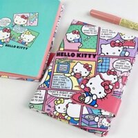 Sổ tay hello kitty bìa da 123