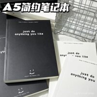 ⭐⭐Sổ tay Macaron A5 đen trắng đáng yêu Sổ ghi chép siêu dày đáng yêu học sinh phong cách Instagram tranh giá trị cao sổ trắng lớn