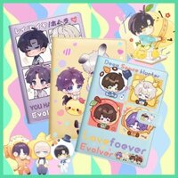 Sổ tay mới Bài tập về nhà Notepad Tình yêu và không gian sâu Sillus Tình yêu và chất kết dính không gian sâu Máy tính xách tay Shen Xinghui Sổ tay chất kết dính dễ thương Phim hoạt hình Nhật ký học sinh tiểu học Học sinh Xavier Rafayel