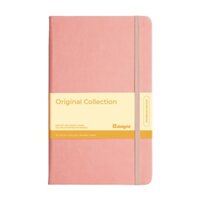 Sổ tay Original CORAL PINK - Bìa da 4 loại ruột (Chấm/Caro/Kẻ ngang/Trơn)