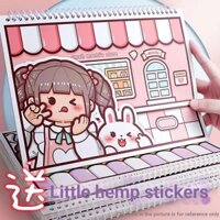 [Sổ tay phát hành] [Xiaohongshu Khuyến nghị] Sách phát hành khoai tây Xiaoma a5 Giấy phát hành siêu dày hai mặt a4 Sổ tay nhãn dán băng sách rời Sổ tay Chất liệu sách minh họa