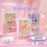 Sổ tay Sanrio Sổ tay Kuromi Melody Khóa từ tính Sổ tay Sổ tay A6 Sổ tay Hoạt hình dễ thương Sách giá trị cao
