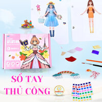 Sổ Tay Thiết Kế Thời Trang, Sổ Tay Thủ Công Đồ Chơi Cho Bé Gái Bonbon66.shop