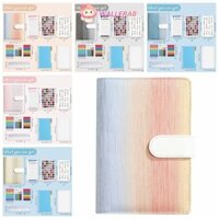 Sổ tay tiết kiệm WALLERAB, Sách thử thách tiết kiệm tiền PU Chất kết dính, Bìa mờ nóng Có thể tái sử dụng Chống nước Tiết kiệm tiền Sách trẻ em