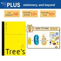 Sổ tay, vở ghi chép kẻ ngang Nhật Bản khổ A5 - PLUS - Vàng