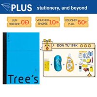 Sổ tay, vở ghi chép kẻ ngang Nhật Bản khổ B5 - PLUS - Xanh dương nhạt