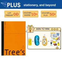 Sổ tay, vở ghi chép kẻ ngang Nhật Bản khổ B5 - PLUS - Cam