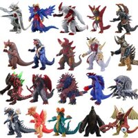 Sở thích & Sưu tầm❀☌❖Ultraman DX đồ chơi quái vật bằng nhựa mềm có thể di chuyển được Rugerset Saige ngũ hoàng cổ đại Ge