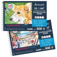 Sổ vẽ A4+ cao cấp lò xò kép xé 300GSM 25 tờ; MS: 782