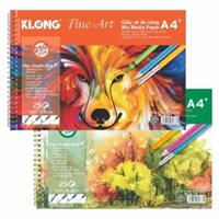 Sổ Vẽ A4 K.Long Khổ A4 25 Tờ TP777 250GSM