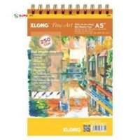 Sổ vẽ A5+ cao cấp lò xo kép xé 250GSM 30 tờ; MS: 775