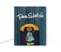 Sổ Vẽ A5 Sketchbook Tube Rainy Girl TB0108 80 Trang