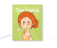 Sổ Vẽ A5 Sketchbook Tube Orange Hair Lmao TB0111 80 Trang