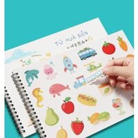 Sổ Vẽ Ký Họa  Phác Họa Gáy Lò Xo A4 50 tờ định lượng 160gsm - Sketchbook A4 - Gáy dọc