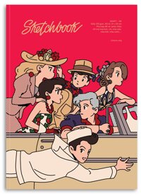 Sổ Vẽ Ký Họa Sketchbook Dạng Pad CMA Studio Giấy Italy 120gsm A4 Manga Comic - SA4PT06
